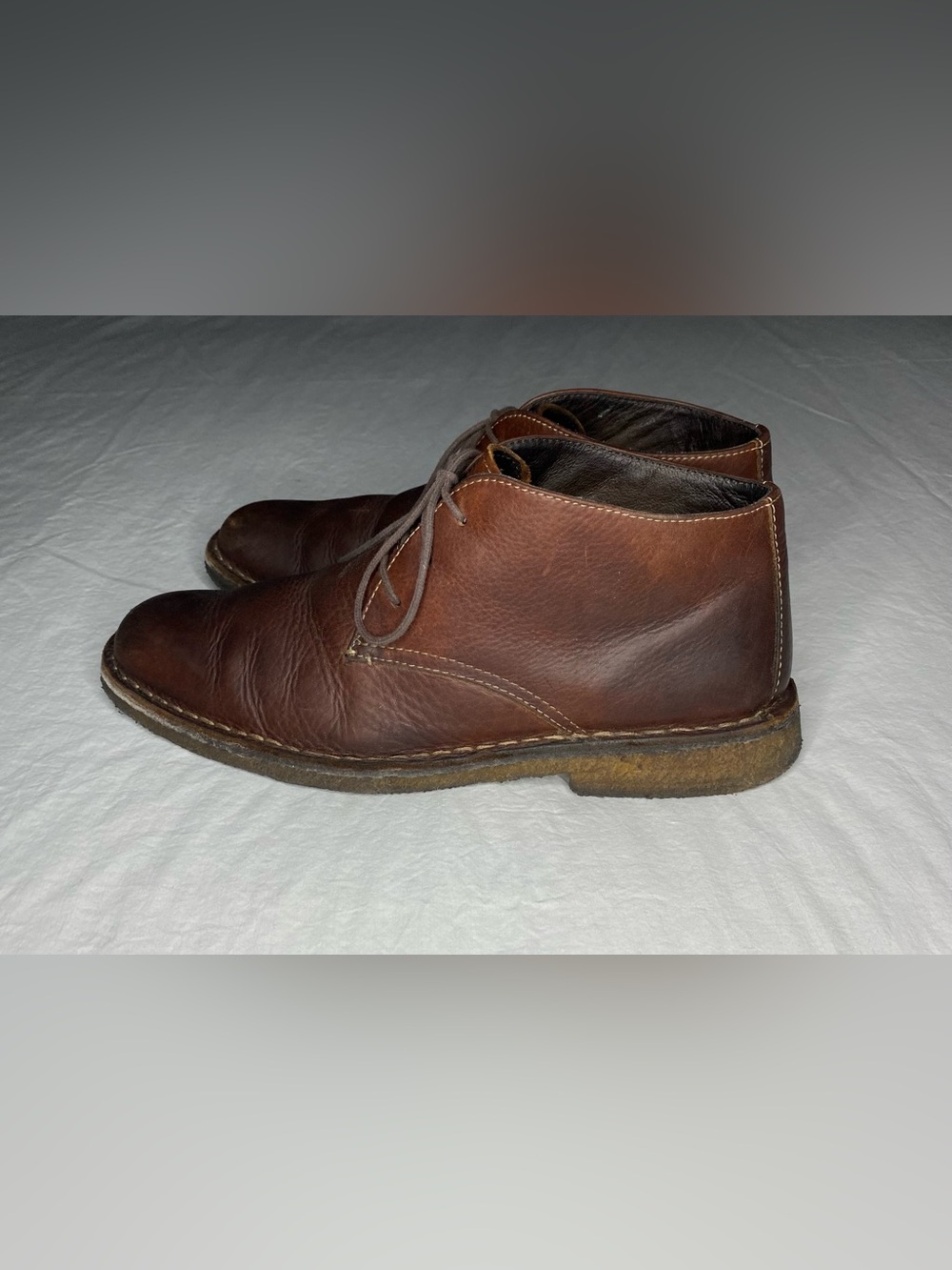 Johnston & Murphy Brown Leather Lace Up Oxfords Casual Shoes Men’s Sz 9.5 M US